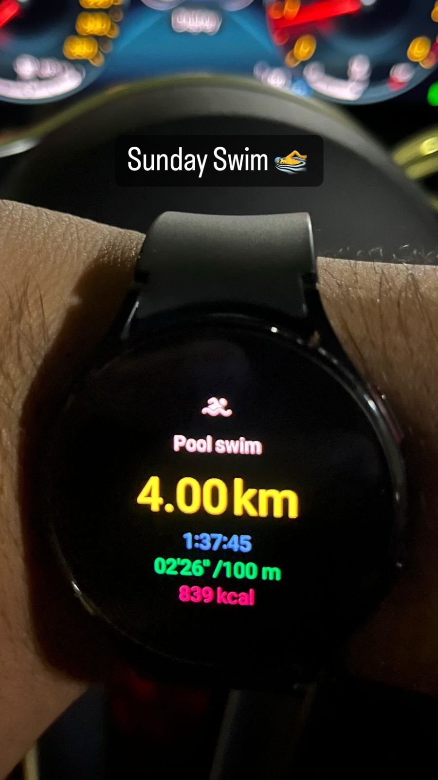 4km Swimming in April 2024 - Apr 2024