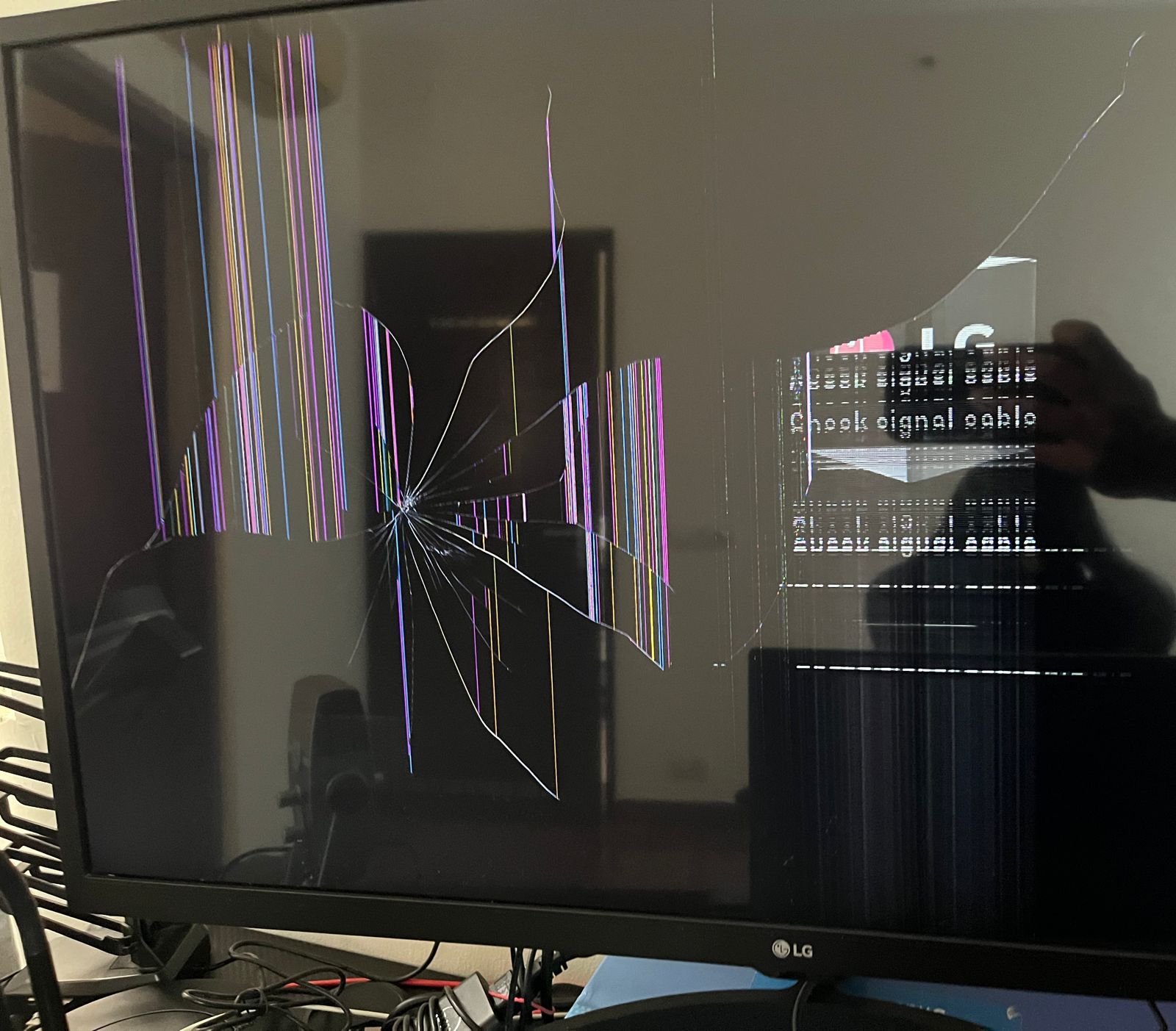 July 2024 - Broken Monitor Screen